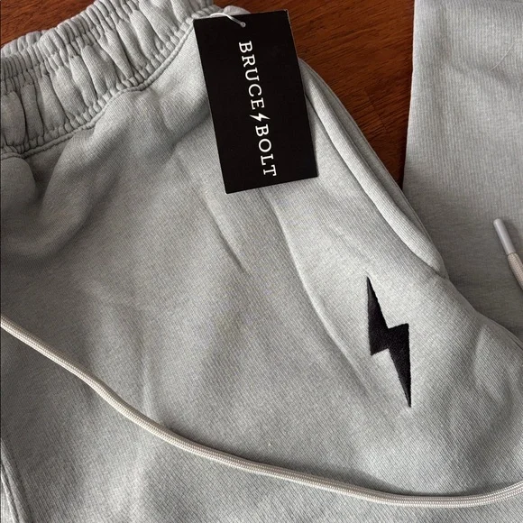 Gray Sweatpants with Lightning Bolt - Picture 6 of 8
